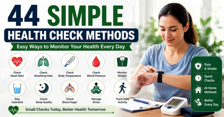 44 Simple Health Check Methods