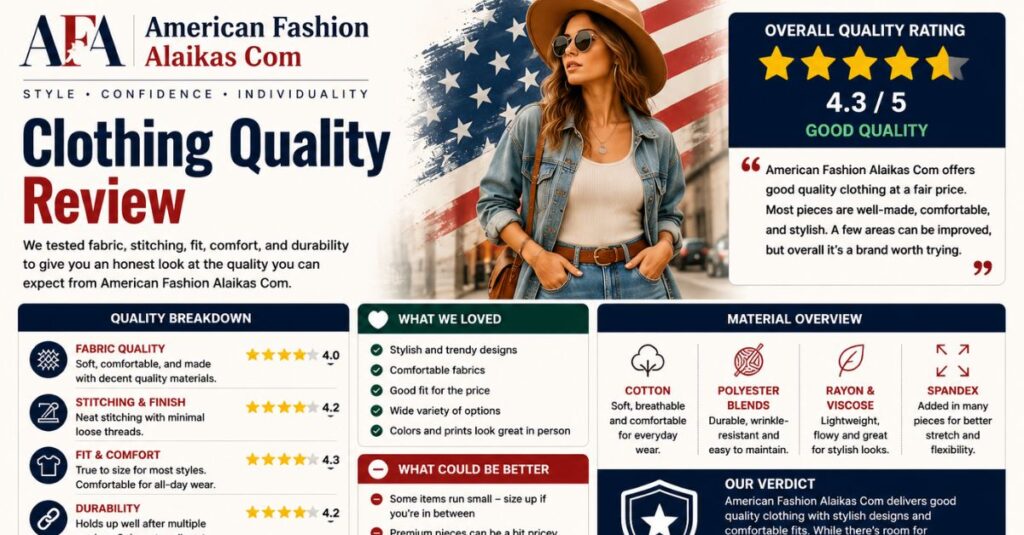 American Fashion Alaikas Com: Honest Review, Safety, Shopping Guide & Style Trends (2026) 2 American Fashion Alaikas Com Clothing Quality Review