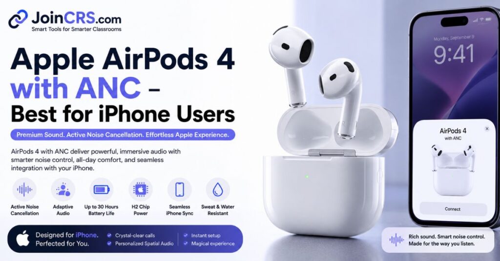 Best Wireless Earbuds Under $200 (2024): Top Picks for Sound, ANC, Battery & Comfort 2 Apple AirPods 4 with ANC – Best for iPhone Users