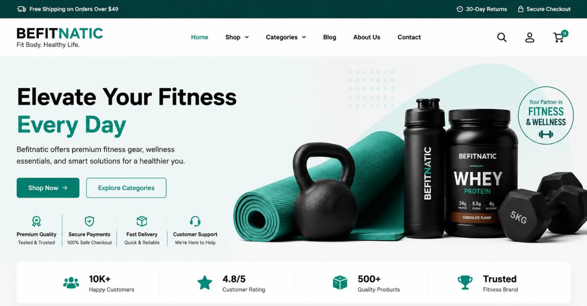 Befitnatic Website