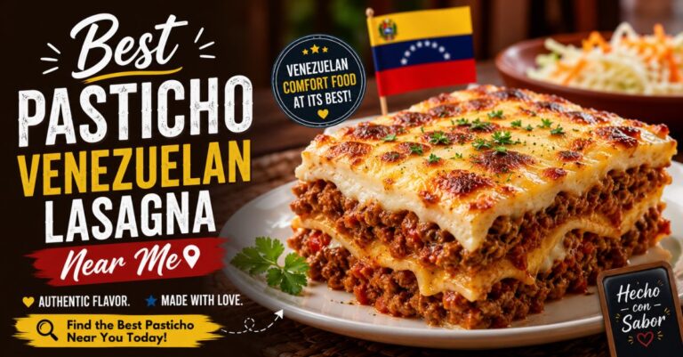 Best Pasticho Venezuelan Lasagna Near Me