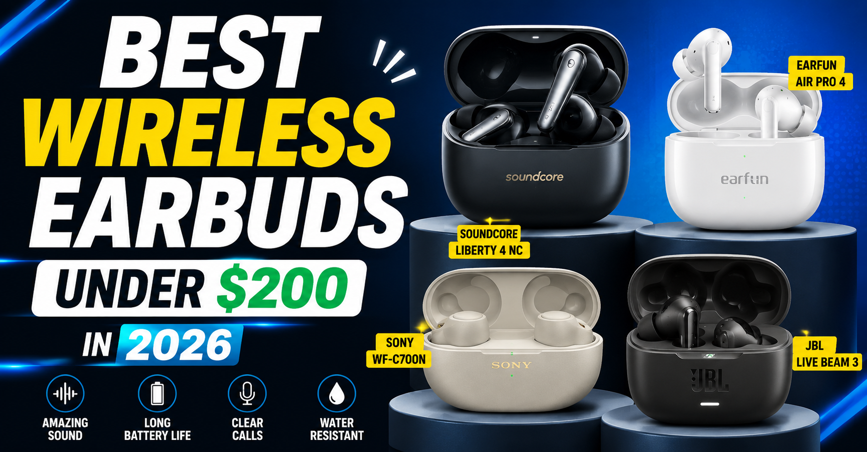 Best Wireless Earbuds Under $200 in 2026