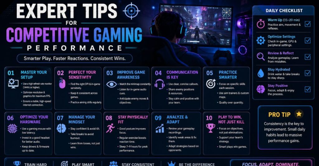 Expert Tips for Competitive Gaming Performance