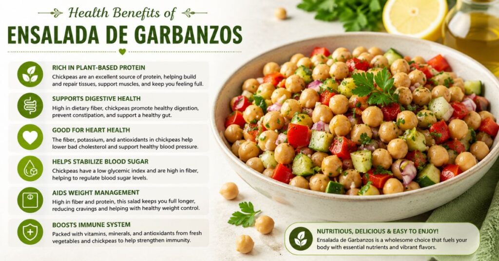 73 Best Ensalada de Garbanzos Near Me: Where to Find Fresh & Authentic Chickpea Salad 2 Health Benefits of Ensalada de Garbanzos