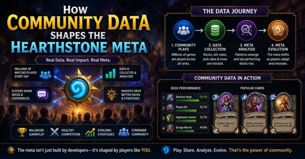 How Community Data Shapes the Hearthstone Meta