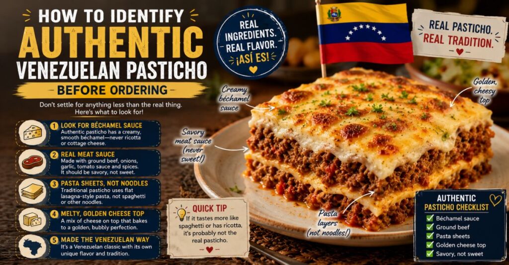 Best Pasticho Venezuelan Lasagna Near Me: How to Find Authentic Pasticho in 2026 2 How to Identify Authentic Venezuelan Pasticho Before Ordering