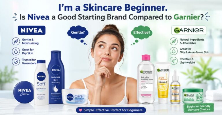 I'm a Skincare Beginner. Is Nivea a Good Starting Brand Compared to Garnier