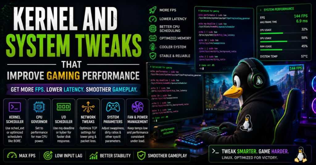 Tech Hacks PBLinuxGaming: The Ultimate Linux Gaming Performance Guide (2026) 2 Kernel and System Tweaks That Improve Gaming Performance