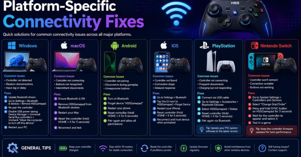 Platform-Specific Connectivity Fixes