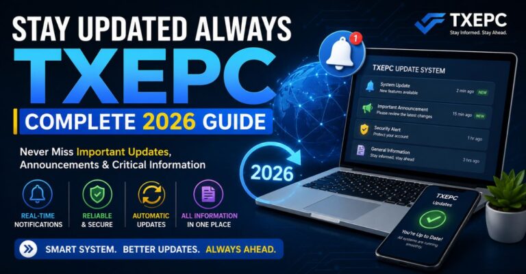Stay Updated Always TXEPC: Complete 2026