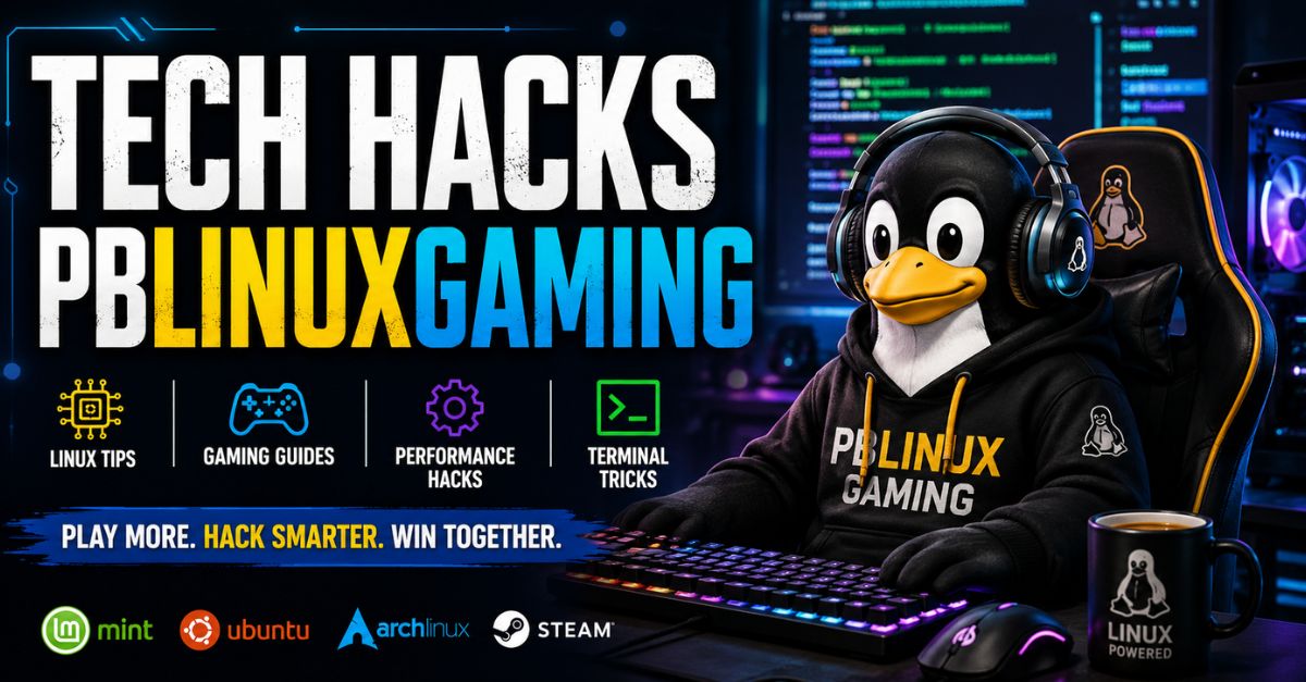 Tech Hacks PBLinuxGaming