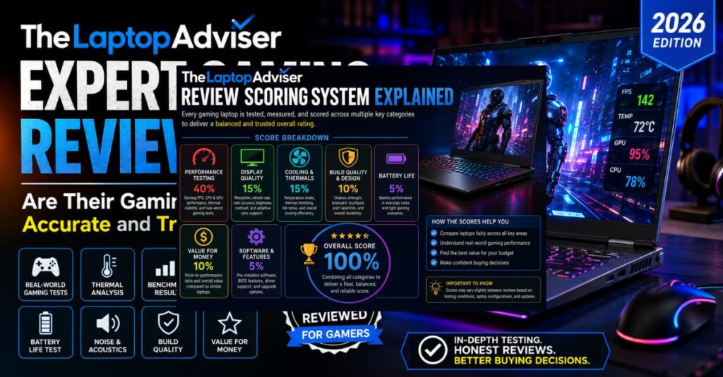 The LaptopAdviser Expert Gaming Reviews 2026: Are Their Gaming Laptop Ratings Accurate and Trustworthy? 2 TheLaptopAdviser Review Scoring System Explained