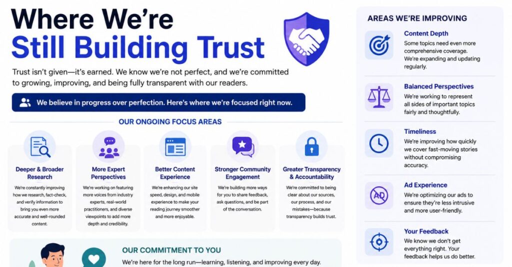 Where We're Still Building Trust